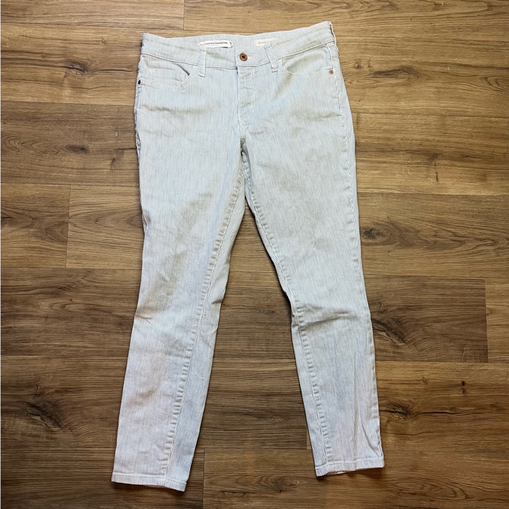 Pilcro and the Letterpress Light Blue Skinny Jeans